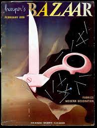 1938 Harper S Bazaar Cover By A M Cassandre Harpers Bazaar Covers Harper S Bazaar Harpers Bazaar