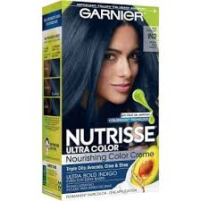 Garnier Nutrisse Ultra Color Nourishing Permanent Hair Color Creme Blue Curacao 1 Kit In 2020 Hair Color Blue Permanent Hair Color Permed Hairstyles