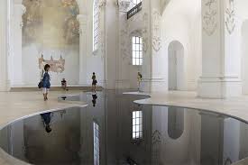 Glassy Pools Of Used Motor Oil Reflect The Architectural Splendor Of A Swiss Church Architecture Romaine Romain Et Architecture Classique
