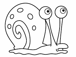 Gary the snail coloring pages template. Gary Coloring Page Coloring Pages 4 U