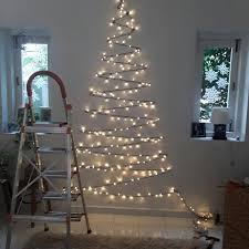 How To Make Fun And Easy Christmas Decoration Ideas For Living Room Diy Wall Christmas T Wall Christmas Tree Diy Christmas Wall Christmas Decorations Bedroom