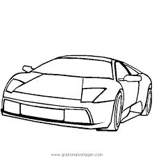 Polizei lamborghini ist im einsatz der italienischen polizia di stato. Lamborghini Murcielago Gratis Malvorlage In Autos Transportmittel Ausmalen