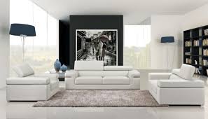 W 59 x d 32 x h 31. Divani Casa Atlantis Modern White Bonded Leather Sofa Set