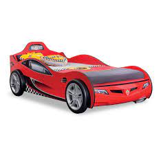 arabali yatak kirmizi cilek arabali yataklar racecup serisi cilek odasi