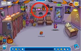 Click on the the pumpkin basket on the top right of your screen. The Halloween Candy Scavenger Hunt Club Penguin Abominable Times