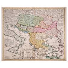 Italy, officially the italian republic, is a unitary parliamentary republic in europe. Hand Colored 18th Century Homann Map Of The Danube Italy Greece Croatia For Sale At 1stdibs