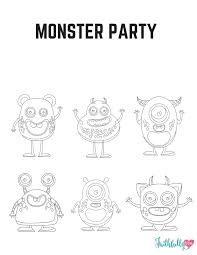 Keep your kids busy doing something fun and creative by printing out free coloring pages. Monster Coloring Pages Free Printables Faithfully Free