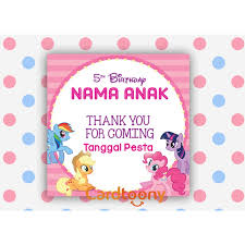 Selamat ulang tahun anakku sayang, semoga kamu menjadi anak yang cerdas dan pandai, tambah berbakti dengan ayah dan bunda, serta. 30 Trend Terbaru Contoh Stiker Ultah Bayi Kuda Poni Sticker Fans