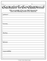 100 Books That Build Character Scholastic Com Character Trait Worksheets Character Worksheets Character Development Worksheet