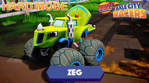 Blaze and the Monster Machines: Axle City Racers - ZEG Gameplay [HARD MODE]  - YouTube