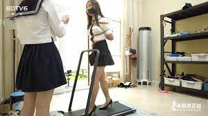 High heel meets treadmill | Asian Bondage