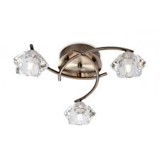 A superb range of ceiling lights on offer, together with free delivery on orders over £50. Firstlight Clara 3 Light Flush Fitting Antique Brass Ceiling Lights 8364ab Uk