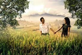 Foto menikah dengan adat jawa vicky shu lakukan pemotretan. Romantis Di Sawah Nusagates