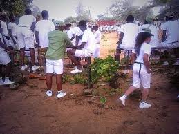 Image result for corper protest in kaduna