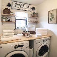 Good Morning I Love Having A Little Window In My Laundry Room To Let The Sun Stream In I Spent Q Laundry Room Decor Laundry Room Remodel Small Laundry Rooms