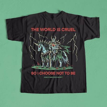 Cruel World Tee – Wizard of Barge