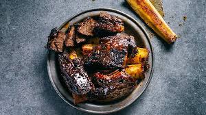 Beef short ribs come from the cut above labeled the short plate. Bourbon Beef Ribs Barbecue Recipes Sbs Food