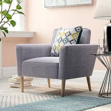Single seats are a great way to accent your room, add extra seating without taking up too much space, and make your home feel warm and. Grey Fabric Armchair Wayfair Co Uk