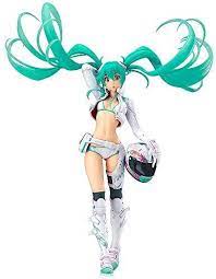 Amazon Com Max Factory Racing Miku 1 7 Scale Pvc Figure 2014 Ev Mirai Version Statue Toys Games In 2021 Racing Miku Hatsune Miku Miku