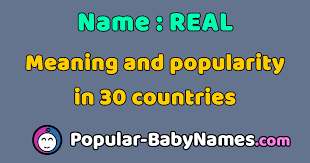 Our currency rankings show that the most popular brazilian real exchange rate is the brl to usd rate. The Name Real Popularity Meaning And Origin Popular Baby Names