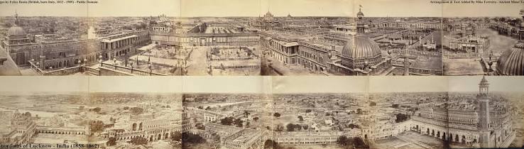 Entrance to Kaiser Bagh, Lucknow, India. Photograph circa 1908. #history # india #lucknow
