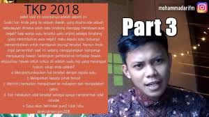 Maybe you would like to learn more about one of these? Contoh Soal Cpns 2018 Part 3 Bocoran Soal Tkp Cpns 2018 Tes Karakteristik Pribadi Full Pembahasan Qwerty
