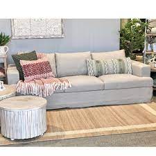 Check spelling or type a new query. Cape Cod Linen Slip Cover Sofa Natural Beige Humble Home