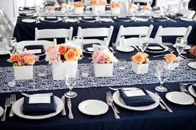 I Like The White Square Flower Vases Table Runners Wedding Navy Table Lime Wedding