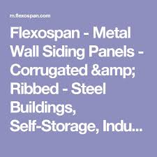 Flexospan Metal Wall Siding Panels Corrugated Ribbed
