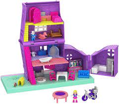 Buy mini polly pocket dolls and get the best deals at the lowest prices on ebay! Polly Pocket Gfp42 Pollys Haus Puppenhaus Mit Zubehor Puppen Spielzeug Ab 4 Jahren Ggc40 Pollyville Eiswagen Puppen Spielset Spielzeug Ab 4 Jahren Amazon De Spielzeug