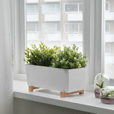 Bittergurka Plant Pot White Ikea Bring your home and plants to life with ikea's stylish indoor planters and hanging pots that come in various designs and colors to create an indoor oasis.