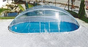 Uberdachung Cabrio Dome Ab 1 599 99 Uberdachung Cabrio Dome Plus Fur Ovalformbecken Material Aluminium Cabrio Dome Pooluberdachung Schwimmbad Bauen