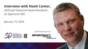 We are thrilled to announce this year's Jack Diamond Award recipient: Noah  Cantor! Former CFL superstar, 4-time Grey Cup Champ, Member of 3 (!) Halls  of Fame, Co-Owner/Operator of Vera's Burger Shack, ...