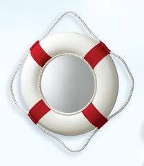The life preserver is a floating ring that is used to avoid drowning. Life Preserver Decor