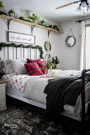 Not everyone has a spare room in their home they can use solely for when your living room is serving as an impromptu guest bedroom, there are other tiny it's easy to get caught up in the big stuff, like making sure there are enough beds for everybody, but. Delight Your Holiday Guests With These Easy Festive And Rustic Guest Bedroom Holiday Decor Id Holiday Bedroom Decor Home Decor Bedroom Interior Design Bedroom