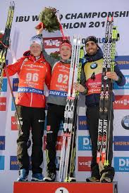 Martin fourcade porté en triomphe par ses coéquipiers le 22 février 2020 à antholz après leur titre de champions du monde du relais de. Martin Fourcade Au Championnat Du Monde De Biathlon En 2017 Cross Country Skiing Biathlon Winter Sports