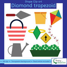 Maybe you would like to learn more about one of these? Trapezoid And Diamond Objects 2d Clip Art Shapes By Thinkingcaterpillars