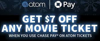 Get 7 Off A Ticket To See Any Movie When You Use Atom Dealsplus Movie Tickets Movies Ticket