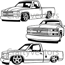 Chevrolet Lowered Custom Trucks Etsy Lowered Trucks Custom Trucks Custom Chevy Trucks