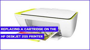 The wireless connection is not supported. Replacing An Ink Cartridge On The Hp Deskjet 2135 Printer Youtube