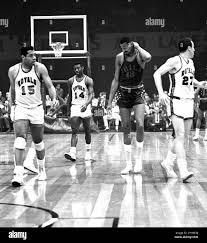 The 76er's and The Royals play circa 1964 including Wilt Chamberlain, Oscar  Robertson and Jack Twyman Credit: Ron Wolfson