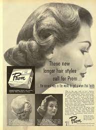 Woman S Day May 1955 Prom Hairstyles For Long Hair Vintage Hairstyles Hair Magazine