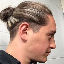 A bun can be secured with a hair tie, barrette, bobby pins, one or more hair sticks, a hairnet. 65 Man Bun Hairstyle Ideas Man Bun Hairstyles Man Bun Hairstyle