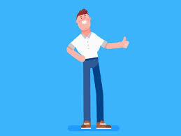 Thumbs Up Blink Motion Design Animation Motion Graphics Animation Up Animation