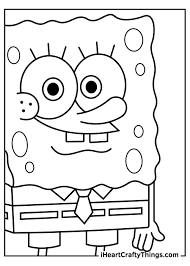 Patrick coloring pages spongebob the following is our collection of cool patrick star coloring page star coloring pages coloring pages cartoon coloring pages created by stephen hillenb urg spongebob squarepants is a television series that premiered in 1999 on nickelodeon. Cute Spongebob Coloring Pages Updated 2021