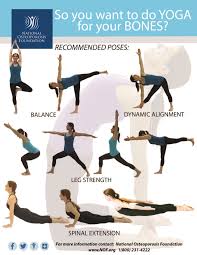 The National Osteoporosis Foundation Wants To Keep You Moving Even With Osteoporosis With Safe Yoga Yoga Postures Best Yoga How To Do Yoga