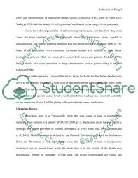 If writing a reflection paper is hard task for you, we'll tell about perfect outlining and formatting of reflection paper. Reflection On Drugs Errors Case Study Example Topics And Well Written Essays 3000 Words
