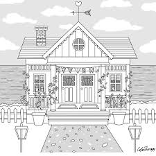 Aucune Description De Photo Disponible House Colouring Pages Cross Coloring Page Color Therapy