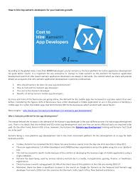 How to hire mobile app developers? Calameo How To Hire Top Xamarin Developers For Your Business Growth