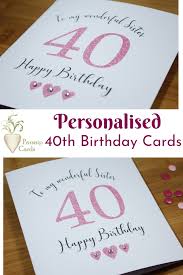 40th Birthday Card For My Daughter 40th Birthday Card Sister Female 40th Birthday Card Mum Wife Daughter Cousin Granddaughter Aunt Niece Birthday Card For Aunt 40th Birthday Cards Birthday Cards For Mum
